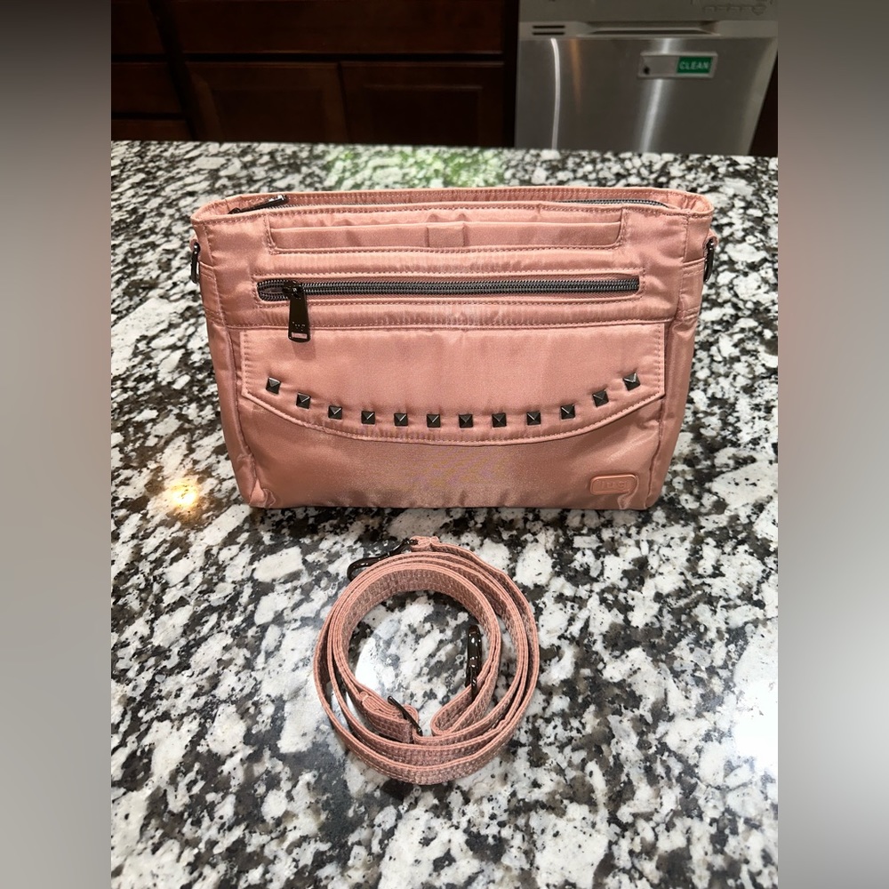 Lug Blush Pink Pacer Crossbody Bag